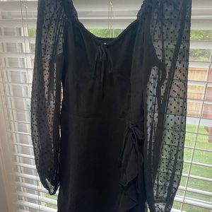 Hollister black dress